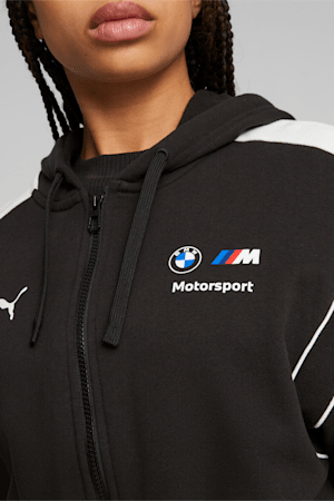 Chandail en molleton court BMW M Motorsport MT7 Motorsport Femme, PUMA Black, extralarge